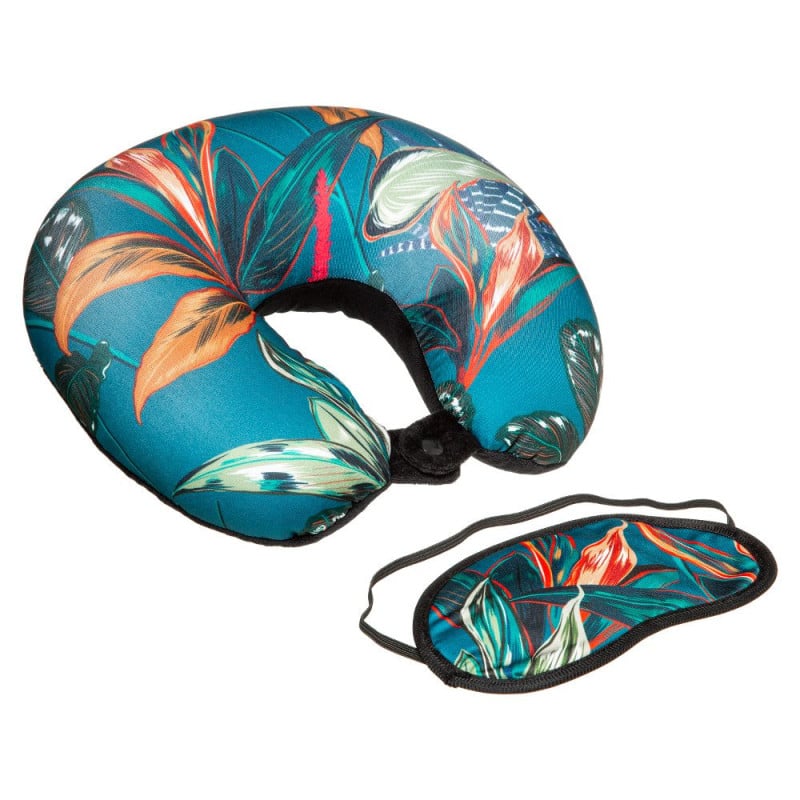 Coussin de cou et Masque de sommeil Palawan - Kit voyage