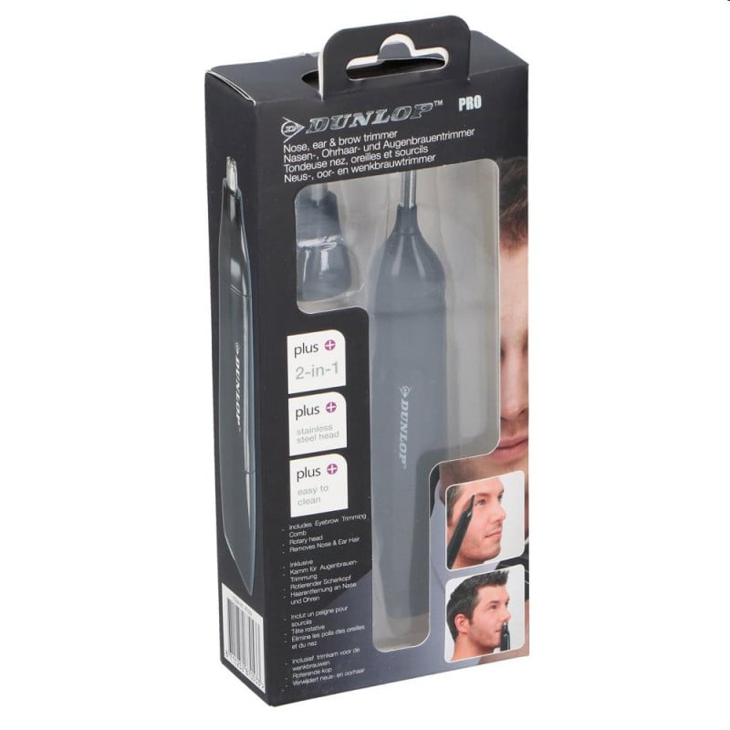 Tondeuse nez oreilles sourcils Dunlop à tête rotative