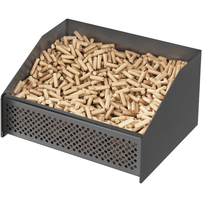 Panier brûleur à pellets ou granulés pour cheminée 30 x 25 x 17 cm