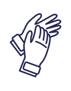 Gants et lunettes de travail