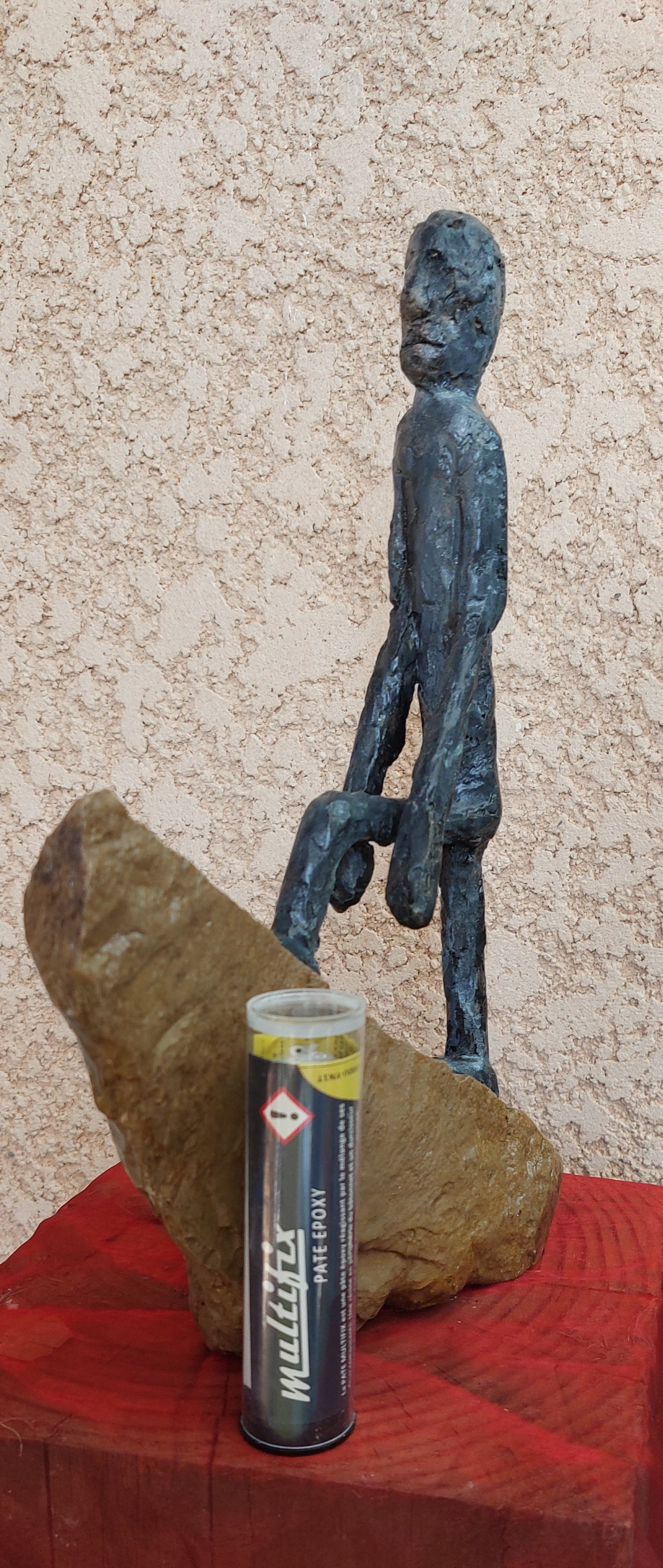 Sculpture Le Grimpeur par Bernard Maleviolles