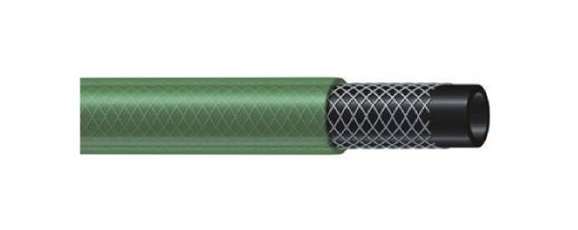 Tuyau d'arrosage guipé vert disponible en 15, 20 et 50 mètres et diamètre 15 mm ou 19 mm Tuyau d'arrosage guipé vert disponible en 15, 20 et 50 mètres et diamètre 15 mm ou 19 mm