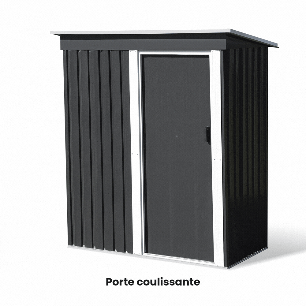 Zéro perte de place grâce à la porte coulissante.