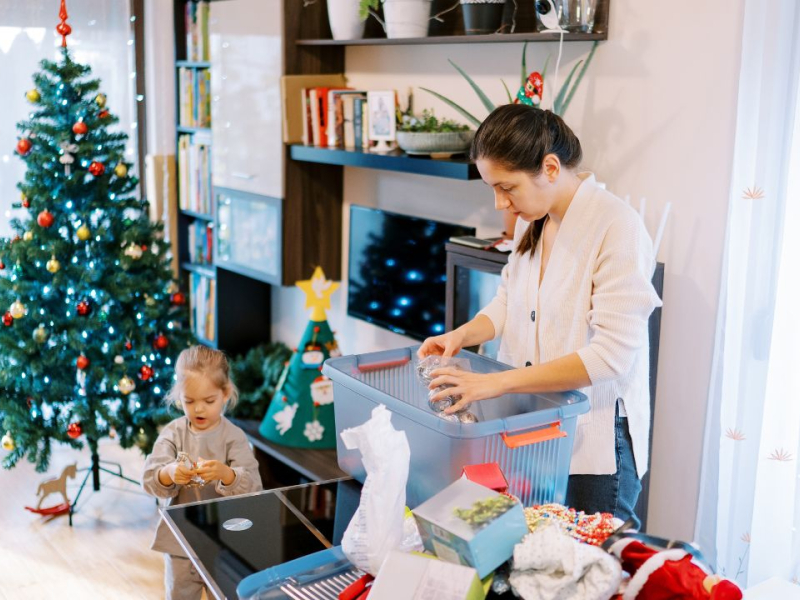 Solutions de rangement après les fêtes