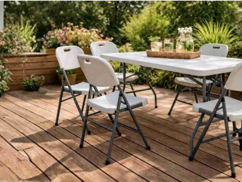 Table pliante pas cher : les situations où elle devient indispensable